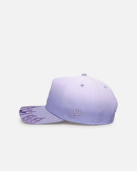 New Era Los Angeles Dodgers 'Sundyed Flames' 9FORTY A-Frame Snapback Lavender
