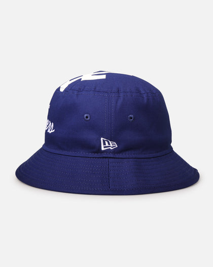 New Era Los Angeles Dodgers 'Script' Bucket Hat Official Team Colour