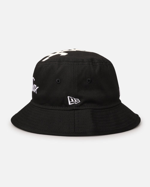 New Era Chicago White Sox 'Script' Bucket Hat Official Team Colour