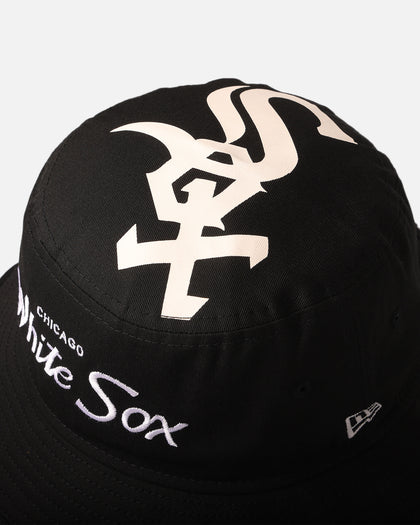 New Era Chicago White Sox 'Script' Bucket Hat Official Team Colour