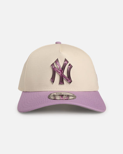 New Era New York Yankees 'Jelly Crystals Collection' 9FORTY A-Frame Snapback Chrome White/Purple