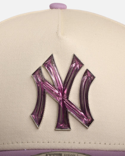New Era New York Yankees 'Jelly Crystals Collection' 9FORTY A-Frame Snapback Chrome White/Purple