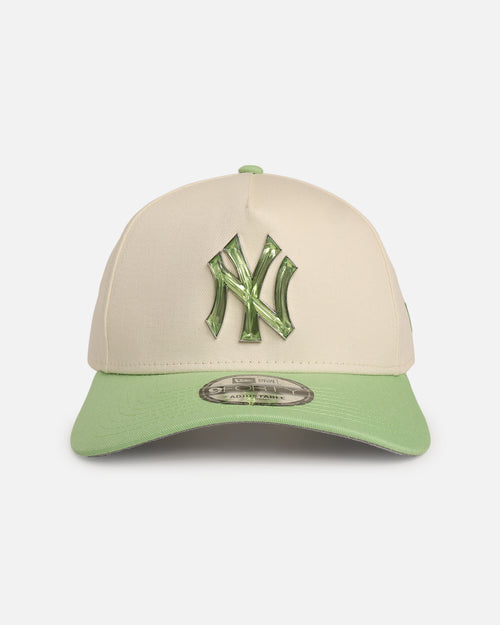New Era New York Yankees 'Jelly Crystals Collection' 9FORTY A-Frame Snapback Chrome White/Green