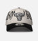 New Era Chicago Bulls 'Gothic Script Two Tone' 9FORTY A-Frame Snapback Chrome/Black