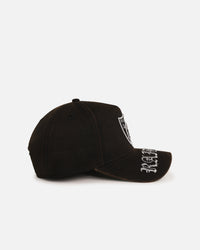 New Era Las Vegas Raiders 'Washed Gothic Visor' 9OFRTY A-Frame Snapback Black