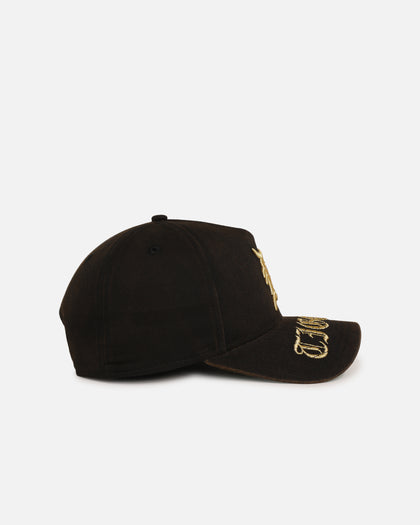 New Era Detroit Tigers 'Washed Gothic Visor' 9OFRTY A-Frame Snapback Black