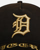 New Era Detroit Tigers 'Washed Gothic Visor' 9OFRTY A-Frame Snapback Black