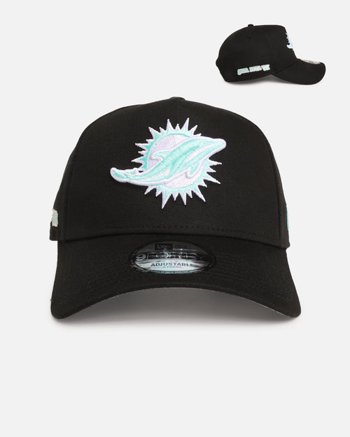 New Era Miami Dolphins 'Black Aqua' 9FORTY A-Frame Snapback Black/Aqua