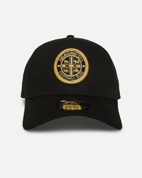 New Era Melbourne City FC 'A-League Exculsive' 9FORTY A-Frame Snapback Black/Gold
