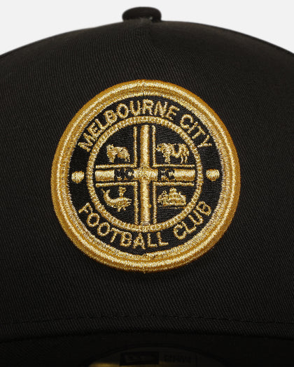 New Era Melbourne City FC 'A-League Exculsive' 9FORTY A-Frame Snapback Black/Gold