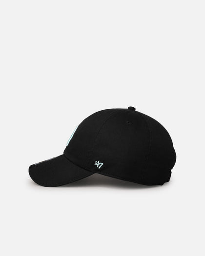 47 Brand Los Angeles Dodgers 47 Clean Up Strapback Black/Turquoise