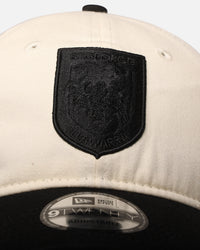 New Era St. George Illawarra Dragons 'NRL Two Tone' 9TWENTY Strapback Chrome White/Black