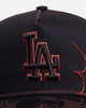 New Era Los Angeles Dodgers 'Spider Web' 9FORTY A-Frame Snapback Black/Orange
