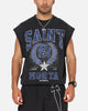 Saint Morta Divine League Cut Off Sweater Washed Black