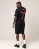 Saint Morta Ssix Drop Shoulder T-Shirt Black