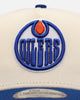 New Era Edmonton Oilers 'Team Color Visor' 9FORTY A-Frame Snapback Chrome/Official Team Color