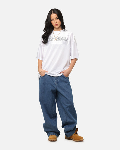 Carre Baggy Carpenter Jeans Mid Blue Denim