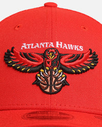 New Era Atlanta Hawks 'HWC' 9SEVENTY Trucker Stretch Snapback Red