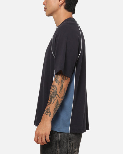 X-Large Raglan Panel Gorilla Fit T-Shirt Navy