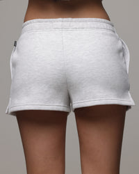 American Thrift Women's Fleece Shorts Grey Heather