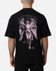 Saint Morta Lucian Mock Neck T-Shirt Black/Pink