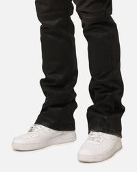 MNML Bootcut Waxed Jeans Black