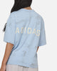 Adidas Vintage All Over Print T-Shirt Light Blue