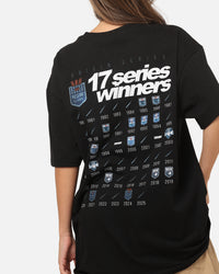 Mitchell & Ness New South Wales Blues 17 X Series Vintage T-Shirt Black