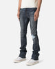 MNML X385 Skinny Stacked Denim Jean Blue