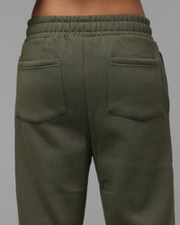 Loiter Hybrid Sweatpants Olive/Pink