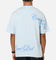 Carre Side Script Oversized T-Shirt Baby Blue