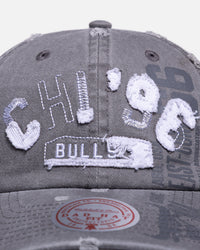 Mitchell & Ness Chicago Bulls 'Collegiate' Dad Fit Strapback Charcoal