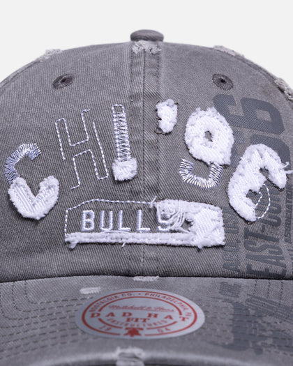 Mitchell & Ness Chicago Bulls 'Collegiate' Dad Fit Strapback Charcoal