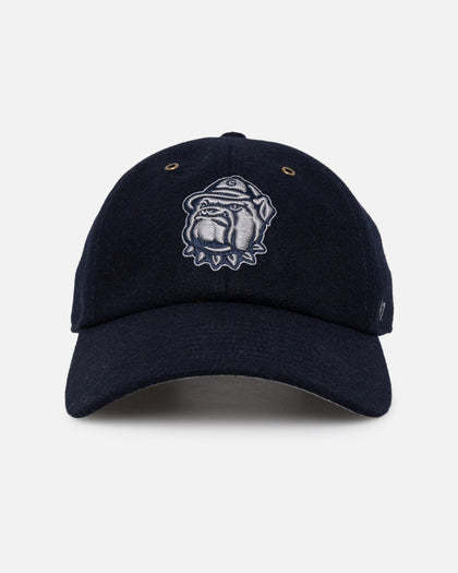 47 Brand Georgetown Hoyas Wooly Clean Up Strapback Navy
