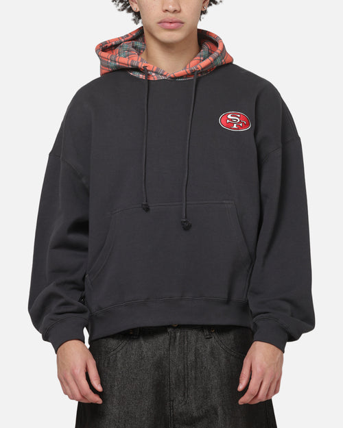 Mitchell & Ness San Francisco 49ers Star Spangled Cropped Hoodie