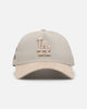 New Era Los Angeles Dodgers 'Cream Suede' 9FORTY A-Frame Strapback Stone/Oatmilk