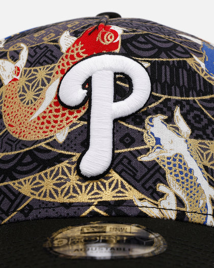 New Era Philadelphia Phillies 'Koi' 9FORTY A-Frame Snapback Black/Multi-Colored