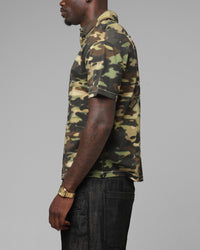 Loiter Unity Polo T-Shirt Camo
