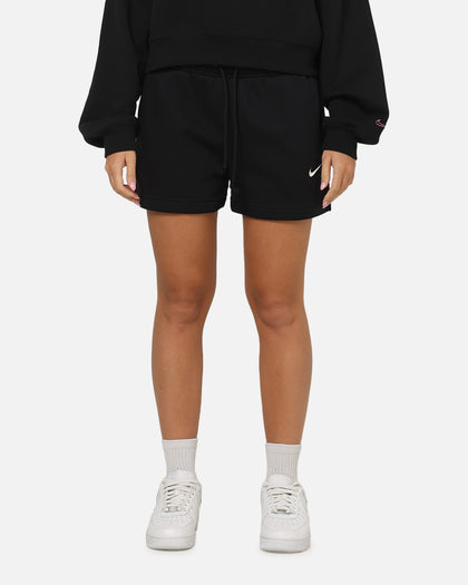 Nike Women's Sportswear Phoenix Fleece Mid-Rise 4" Shorts Black/Sail