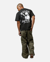 Saint Morta Maiden Boxy T-Shirt Black Wash
