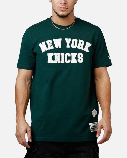 New Era New York Knicks Logo Select T-Shirt Dark Green