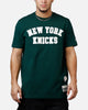 New Era New York Knicks Logo Select T-Shirt Dark Green