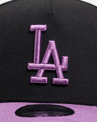 New Era Los Angeles Dodgers 'Jacaranda' 9FORTY A-Frame Snapback Pastel Purple