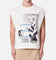 MNML Distressed Sleeveless Tank Antique White