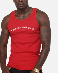 Saint Morta Chronicles Rib Singlet Red