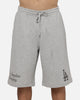 Majestic Athletic Los Angeles Dodgers Blackletter Fleece Shorts Light Marle Grey