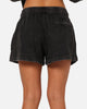Pro Standard Women's New York Yankees Washed Crystaline Shorts Washed Black