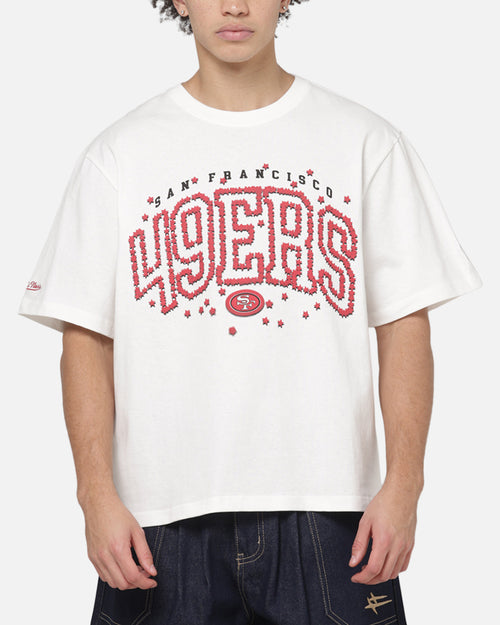 Mitchell & Ness San Francisco 49ers Star Spangled Cropped T-Shirt