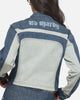 Ed Hardy Women's Crossfire Denim Jacket Mid Denim