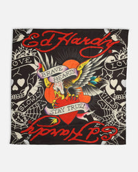 Ed Hardy Stay True Bandana Scarf Black/Multi
